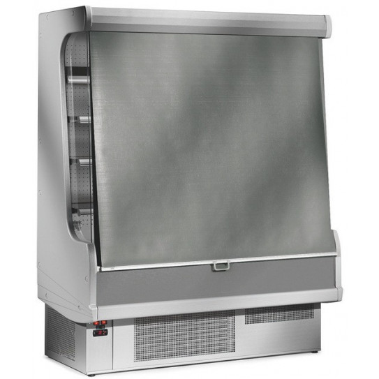 Vitrine murale réfrigérée ventilée 1500 - Détail rideau de nuit - EM15-G/A1-R2 DIAMOND