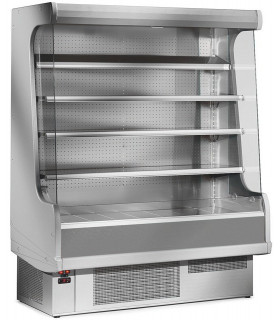 Vitrine murale réfrigérée ventilée 120 + rideau de nuit - EM12-G/A1-R2 DIAMOND