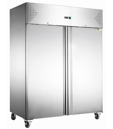 Détail armoire froide tropicalisée positive GN2/1 + roulettes 2 portes inox AAF14P AFI Détail armoire froide tropicalisée positive GN2/1 + roulettes 2 portes inox AAF14P AFI