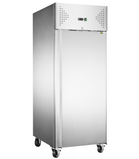 Congélateur vertical 555 L inox exterieur