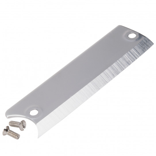 29780 Ensemble lame lisse L89 mm et vis pour disque macédoine 28128, 28129, 28200, 28131, 28132, 28133 Robot-Coupe CL50