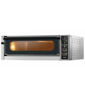 Four pizza électrique GAM ME4 TOP chambre entièrement réfractaire à commandes électroniques, 1 élément superposable