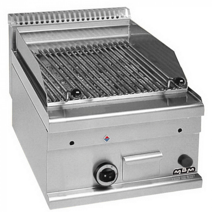 Grill Charcoal gaz grille viande GPL46 MBM acier gamme 600