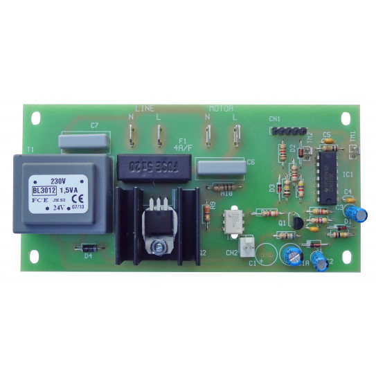 Ancienne carte électronique de puissance pour façonneuse pizza IGF 2300 L40 L30 ou GAM - Dim plaque ≃ 125x62mm