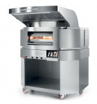 Four pizza GIOTTO CUPPONE GT140/1TS électrique sole tournante Ø 140 cm, hotte sur le dessus en option
