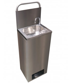 Lave-mains autonome arrivée d'eau par pompe à pied LMA-ECO - L2G