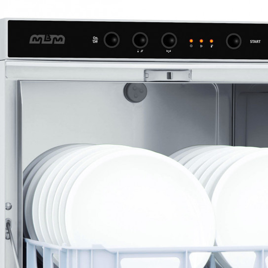 Détail commandes Lave-vaisselle professionnelle MBM LS506MA mono 230V