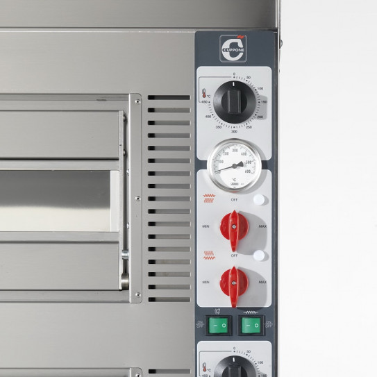 Four pizza électrique Tiepolo TP635L/2CM CUPPONE