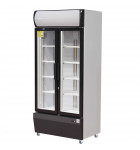 Vitrine à boissons 2 portes battantes vitrées SC-LS88AHA L2G BM