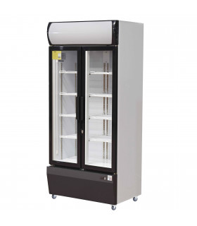 Vitrine à boissons 2 portes battantes vitrées SC-LS88AHA L2G BM