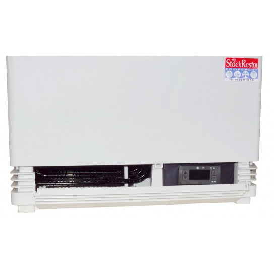 Mini vitrine réfrigérée 58 litres 4 faces vitrées - Régulateur thermostat électronique digital - CVR58LB