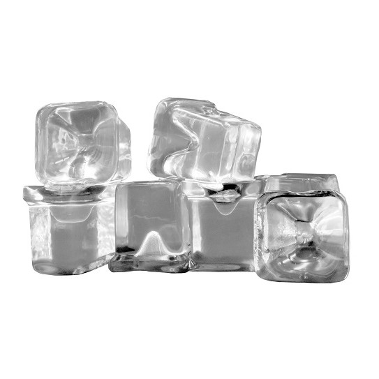 Glaçons ALFA cubiques pleins 14 à 17cc cristallin 36x26xH23mm Machine à glaçons NDP 20 A Tropicalisée ITV