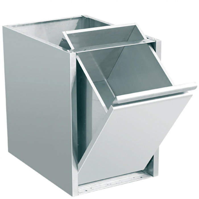 Poubelle 25L Inox Basculante