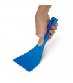 Flexible scraper 10cm spatula polymer resistant to heat and non-scratch GI-METAL AC-STF10