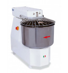 Pétrin à spirale tête fixe IGF 90 L environ 60 kg de pâte triphasé 2200/S70T sur roulettes