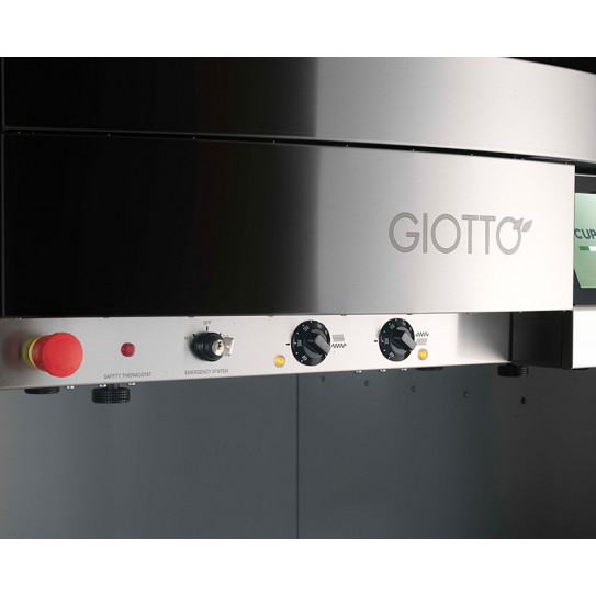 Four pizza électrique sole tournante Ø 1400mm panneau de commande électromécanique GT140/1TS GIOTTO CUPPONE
