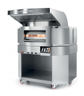 Four pizza électrique sole tournante Ø 110 cm GT110/1TS GIOTTO CUPPONE, hotte sur le dessus en option