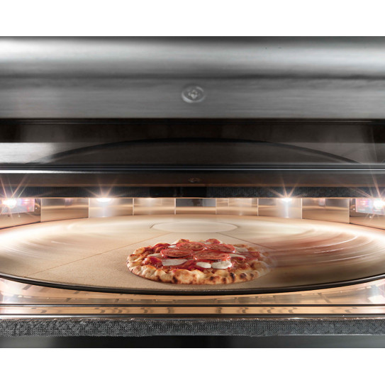 Four pizza GIOTTO CUPPONE GT110/1S électrique vue chambre sole tournante