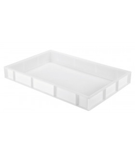 Caisse à pâtons 600x400 x H75 mm Gilac blanc G179441