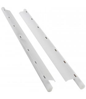 Racloir de pâte de laminoir pizza L40 B40 cm IGF racleur intérieur 2300/L40Z31 et racleur extérieur 2300/L40Z32