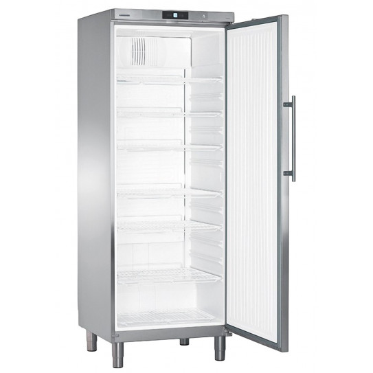 Armoire froide positive ventilée GN2/1 Inox extérieure blanc intérieure 664L - GKV 7160 - LIEBHERR 127693