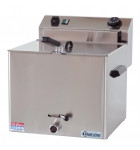 Friteuse électrique professional 11L triphasée 8,1kW avec vidange