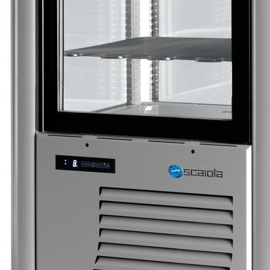 Vitrine Scaiola 230BT ARGENTO détail TOUCH CONTROL