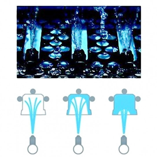 Système d’aspersion d'eau avec gicleurs à buses Machine à glaçons CB249AHCW B-QUBE BREMA