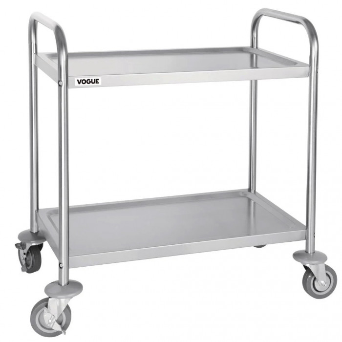 Etagère inox à 5 étages à roulettes pour chambre froide 130 x h