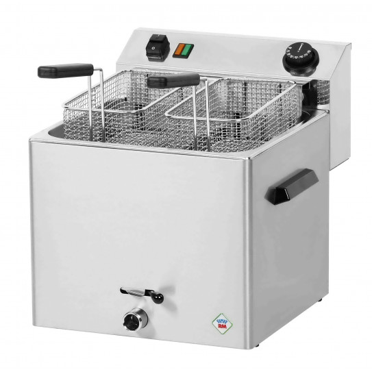 Friteuse électrique 8,1kW pro triphasée 11 L modèle 2 paniers