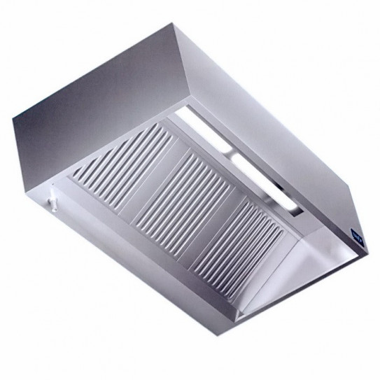Professional stainless steel wall hood 3000x1100x450 without motor 7452.4158 Combisteel