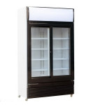 Vitrine réfrigérée à boissons 2 portes vitrées coulissantes 780L - 7455.1396