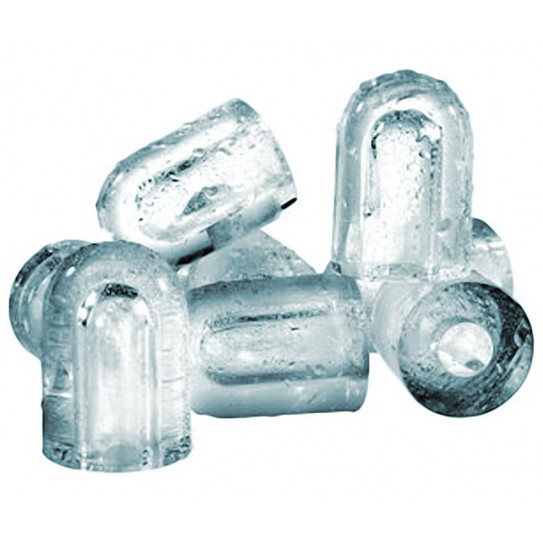 Dimensions glaçons creux : Ø 28 x H40 mm (20g / 20cc)