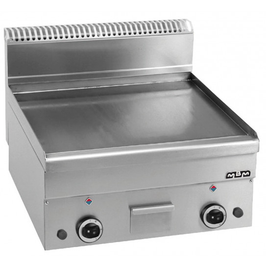 Plaque à snacker Chrome lisse gaz - GFT66LC MBM