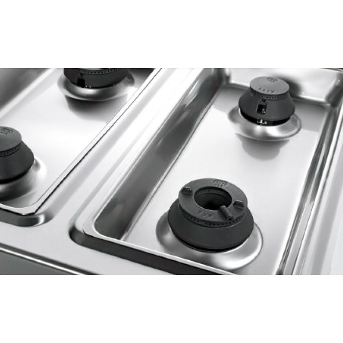 Premium cuisinière - 4 brûleurs - unité double - profondeur 90 cm - gaz -  Maxima