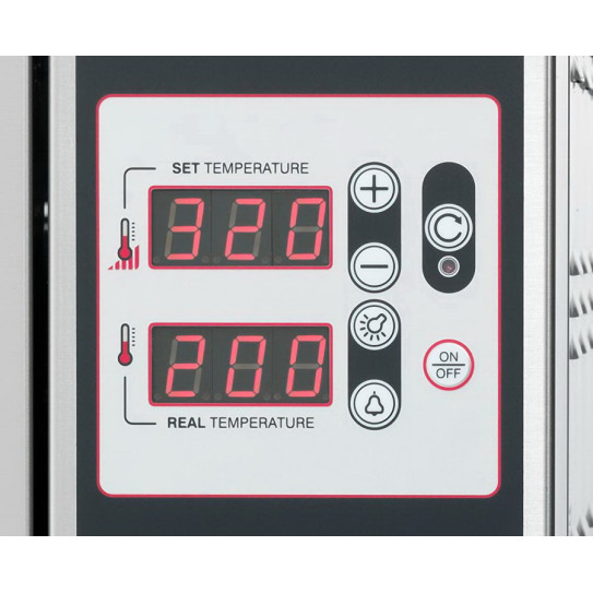 Contrôle électronique de la température et de la flamme avec interrupteur On/Off - Giorgione GR635L/1D Digital CUPPONE