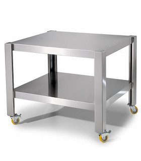Support similinox SGR635L/1 RS sur roulettes pour 1 module four Giorgione Large CUPPONE GR635L/1