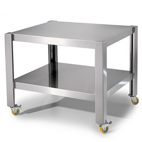 Support similinox SGR635L/1 RS sur roulettes pour 1 module four Giorgione Large CUPPONE GR635L/1