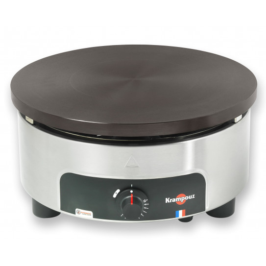CTRH4MA-KR Crêpière gaz Krampouz pro 1 plaque fonte d'acier usinée diamètre 40 - Gamme Confort professionnel