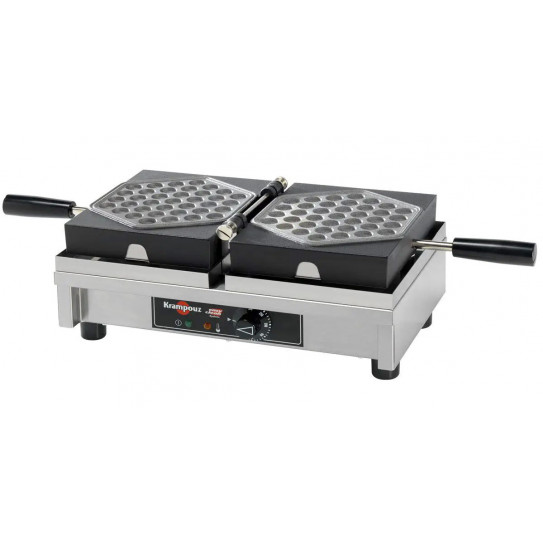 Gaufrier Bubble électrique ouverture 180° à basculement Krampouz gaufre bubble WECAUA