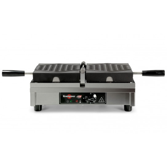Gaufrier Bubble électrique ouvert à basculement à 180° Krampouz gaufre bubble WECAUA