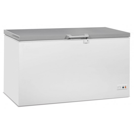 Congélateur bahut 469L couvercle en inox -18/-24°C - 7151.1115 Combisteel