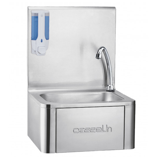Lave-mains inox à commande fémorale grand dosseret CLV1B CASSELIN
