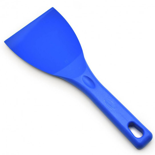 Flexible polymer scraper 12 cm spatula highly resistant to heat, shockproof resistant and non-scratch GI-METAL AC-STF12