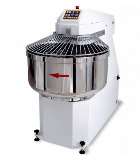 Pétrin spirale 90L 2 vitesses pour 40 à 60 kg de pâtes 2500/S60 IGF