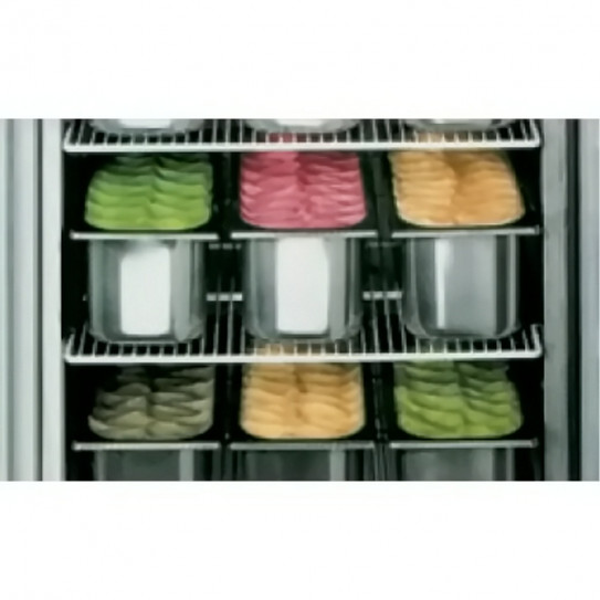 Glace armoire conservation ice-cream pour glaces 700L ventilée pour 54 bacs de 5L CAB61/H1-R2 Diamond