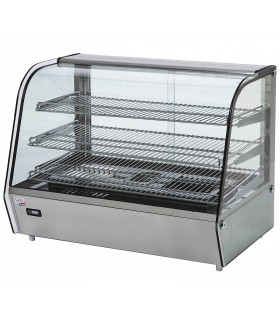 Vitrine de présentation chauffante 160L température réglable de +30°C à +90°C - SEHER-2 L2G