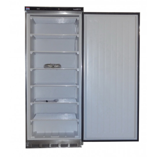 Congélateur vertical 555L inox ext. blanc int. 6 grilles fixes 640x500 mm - HF600S/S 7450.0575	