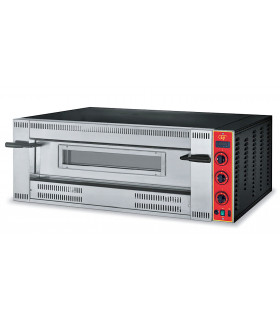 Four à pizza gaz G9 Inox GGF 9 pizzas Ø 30 cm