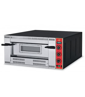 Four à pizza gaz G6 Inox GGF 6 pizzas Ø 30 cm